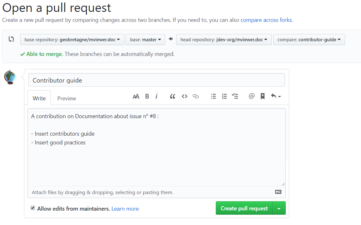 details pull request