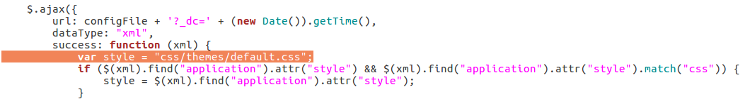 Configurer le css