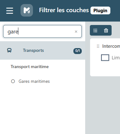 Filtre de couche