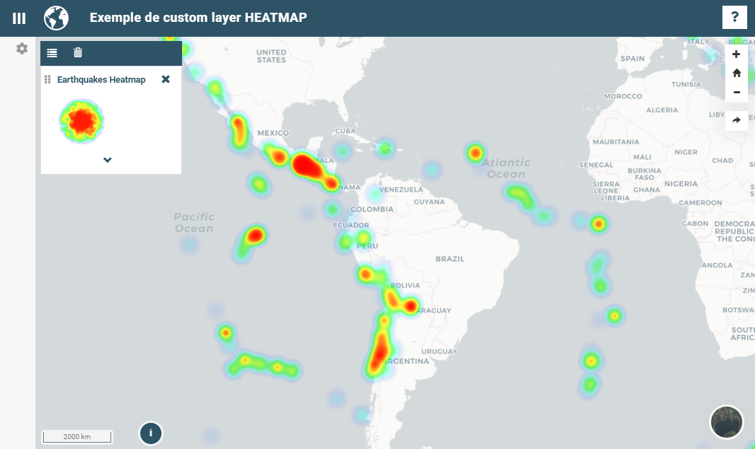 Exemple de customlayer heatmap