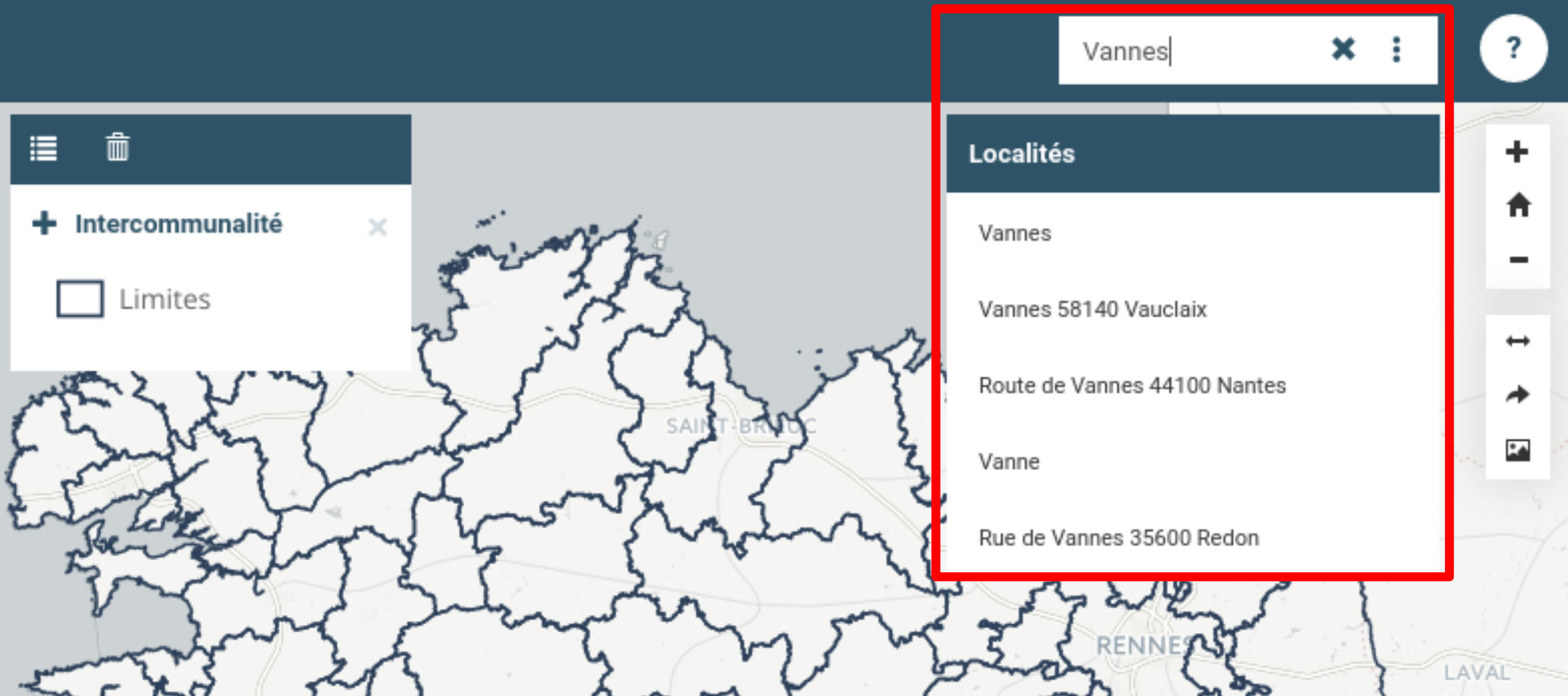 Barre de recherche