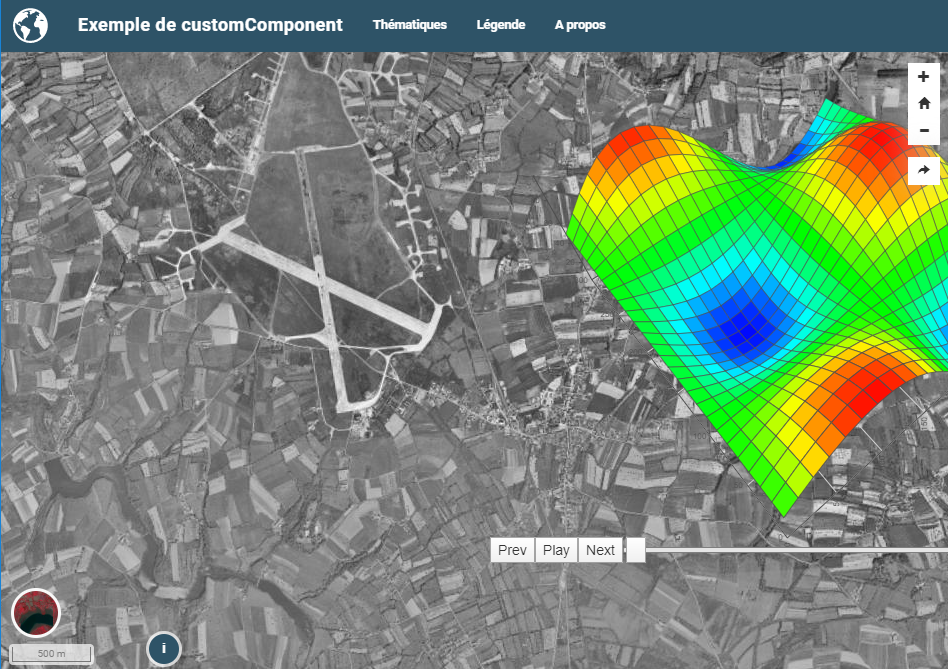 Exemple de customcomponent 3d