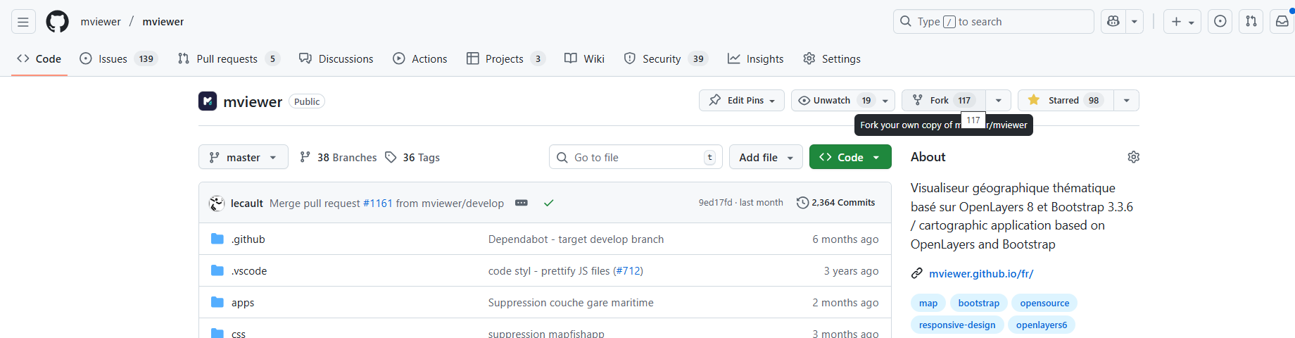 git fork repository